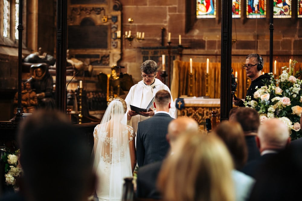 Church wedding in Cheshire