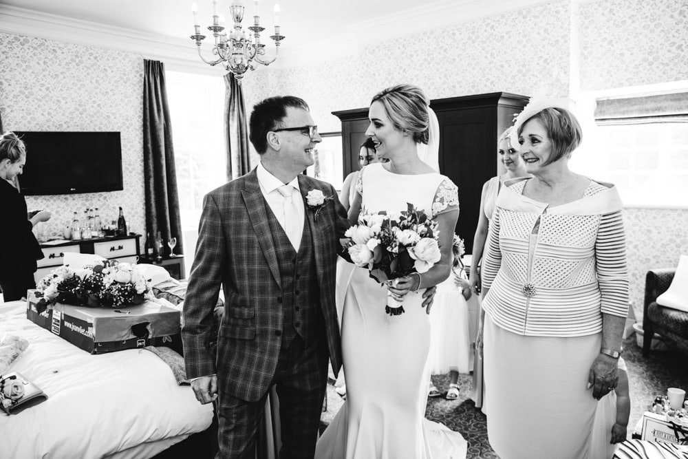 bridal preparations at mottram hall in cheshire