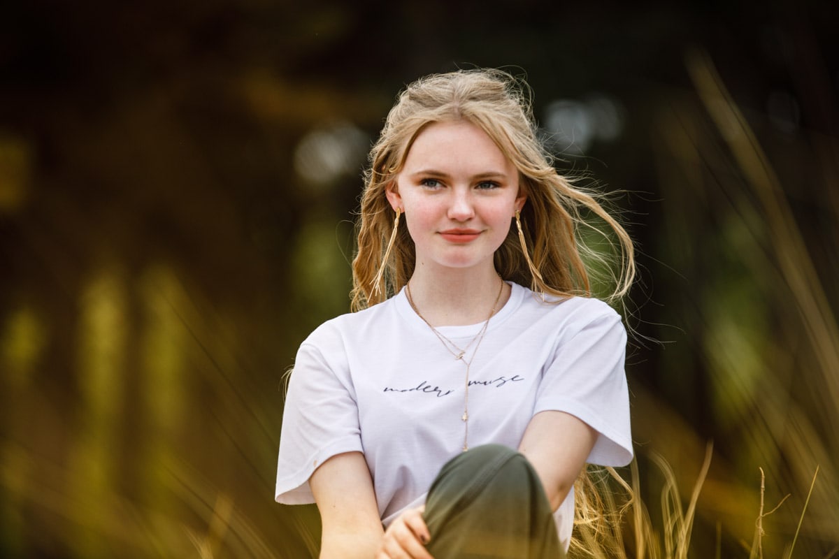 model shoot on formby beach