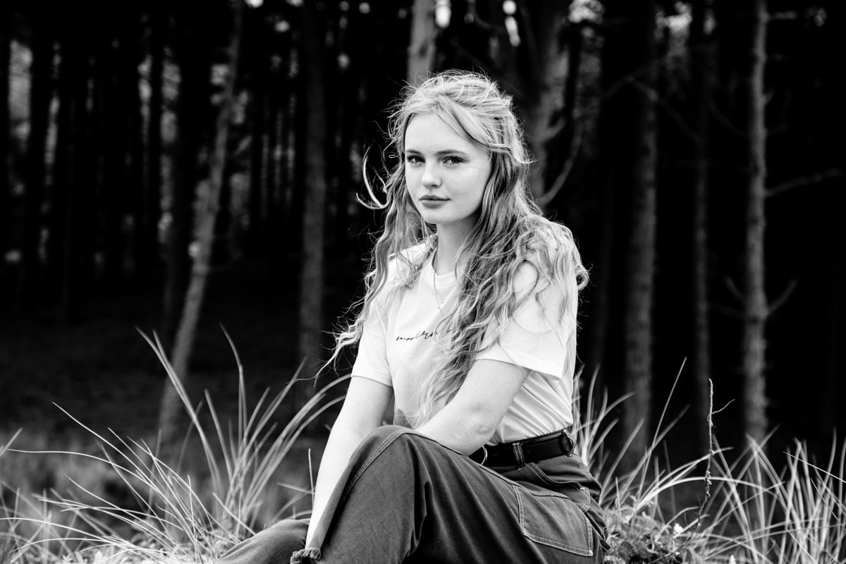 photoshoot on the sand at formby beach