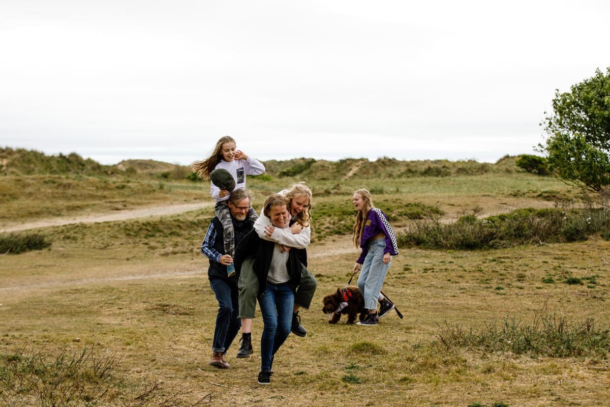 fun with the family on formby beach