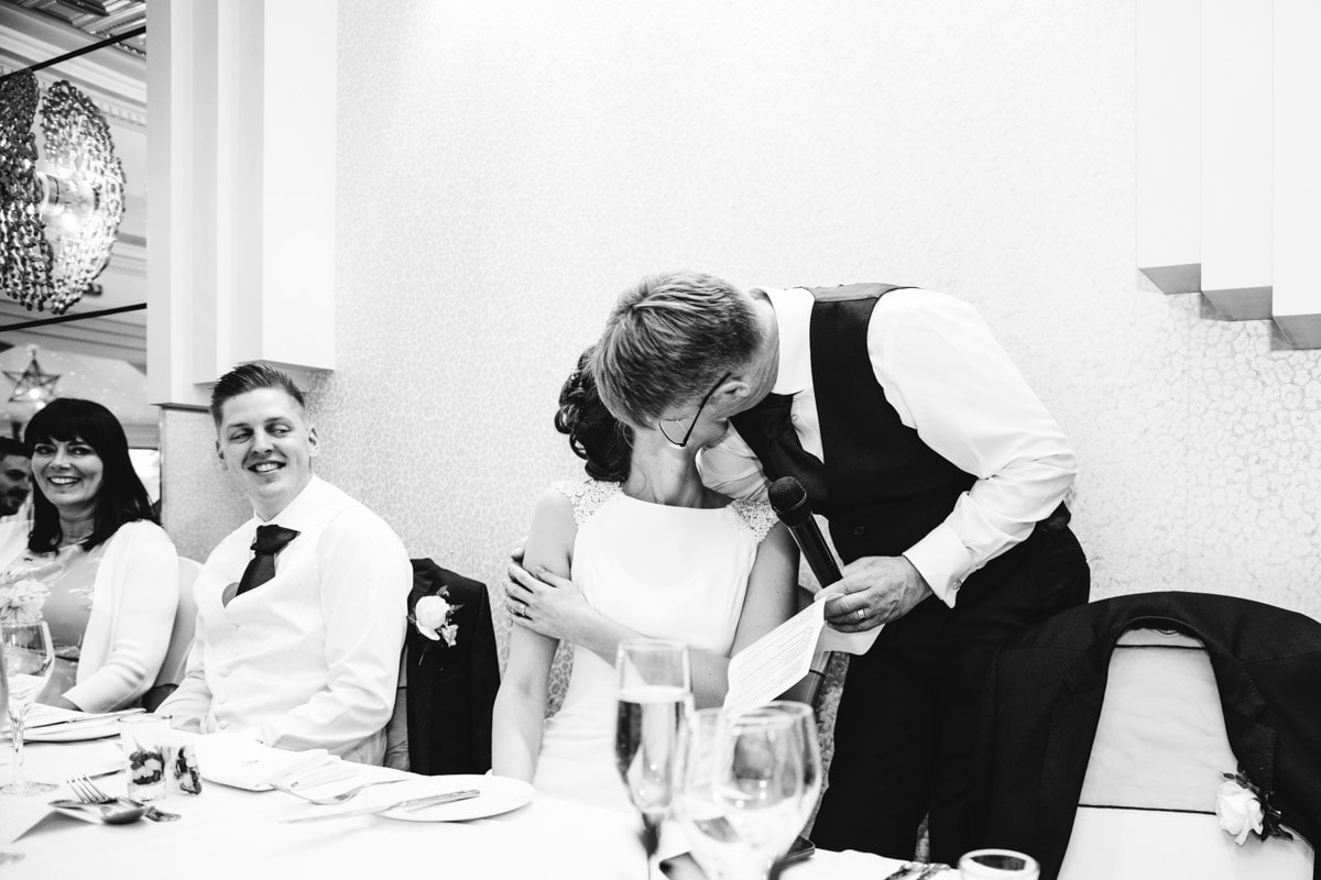 father and daughter moment
