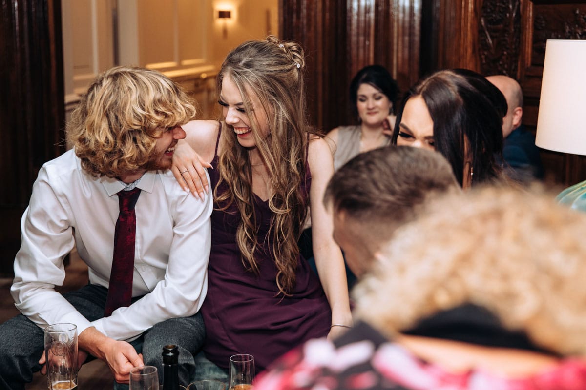 guests having a good time