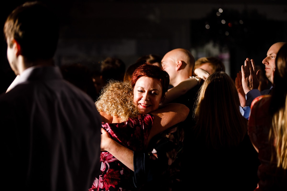 guests on dancefloor