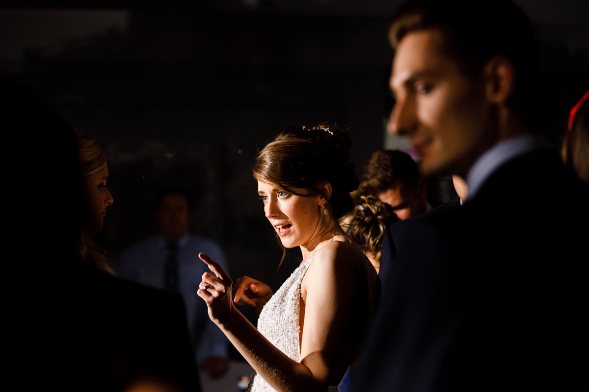 bride dancing with friends at thornton hall hotel