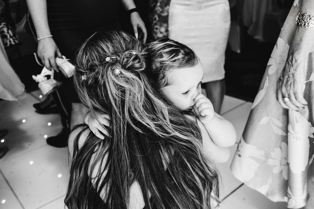 kids on the dancefloor at a wedding