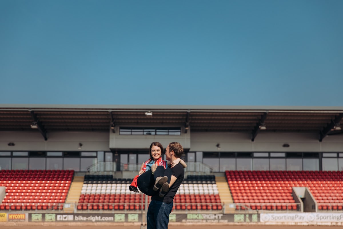 Engagement at Speedway