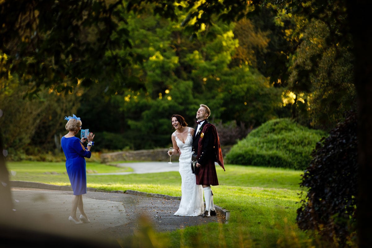 family moment at rivington barn