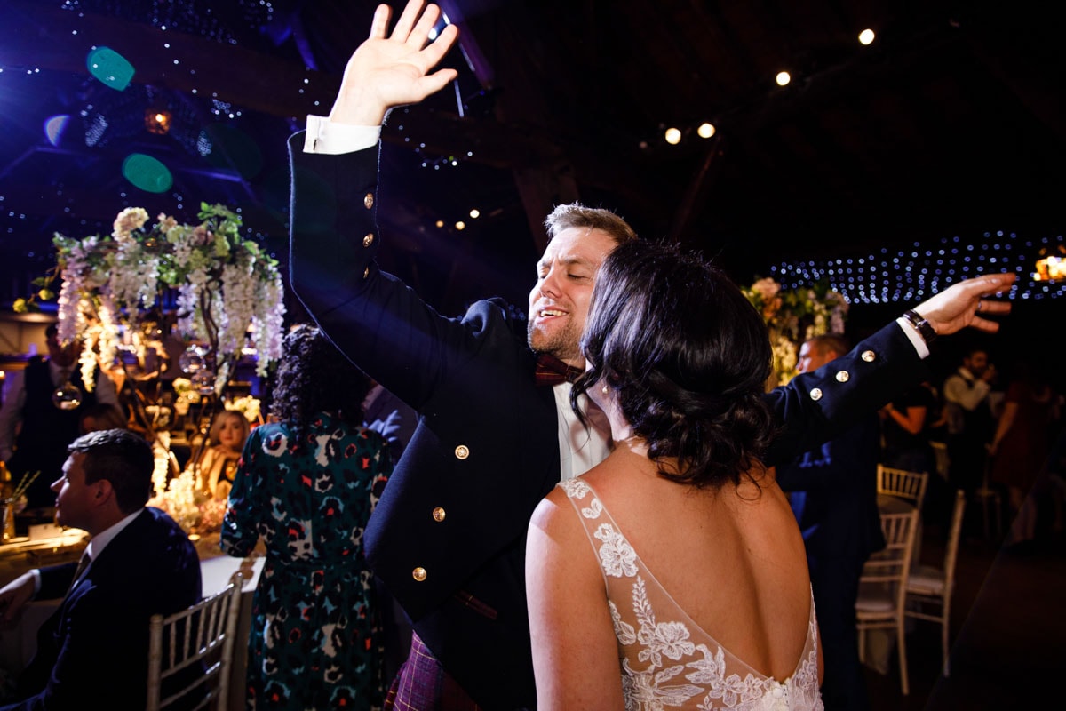 groom having fun