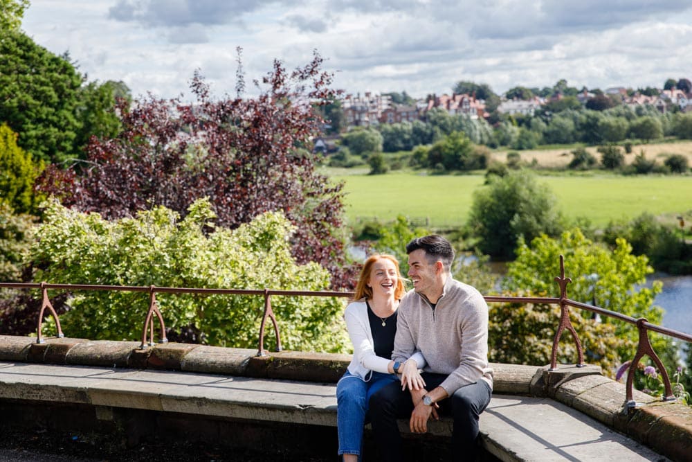 Engagement Photographer in Chester Town Centre