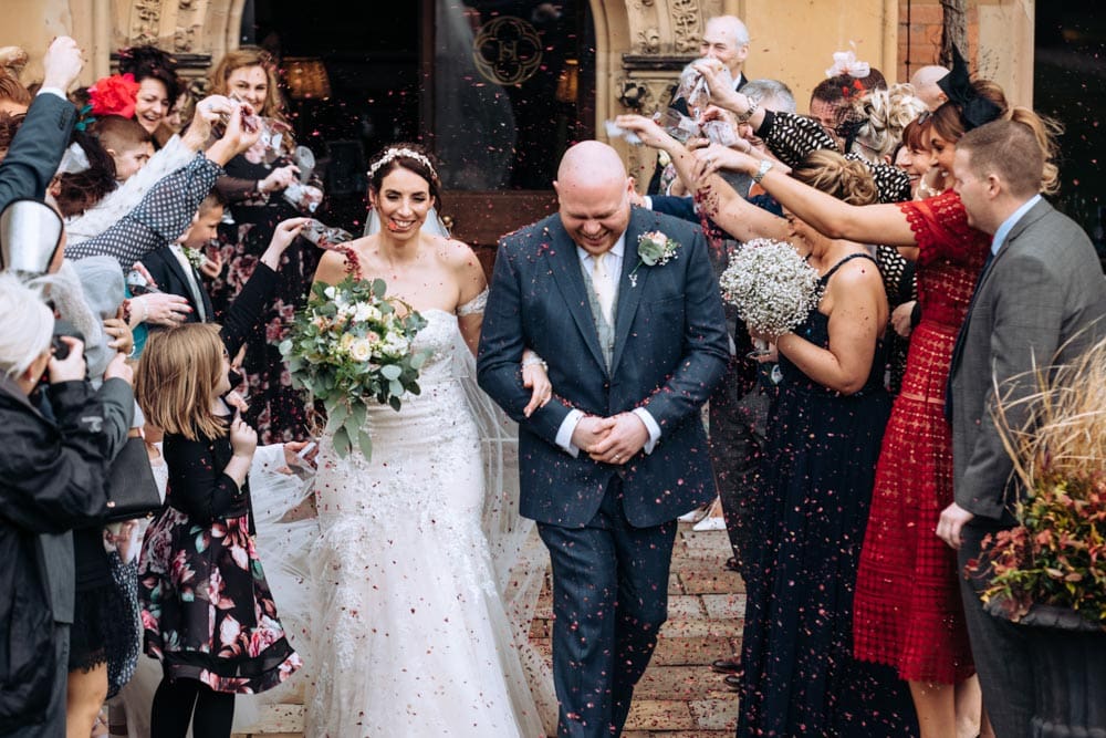 confetti at soughton hall