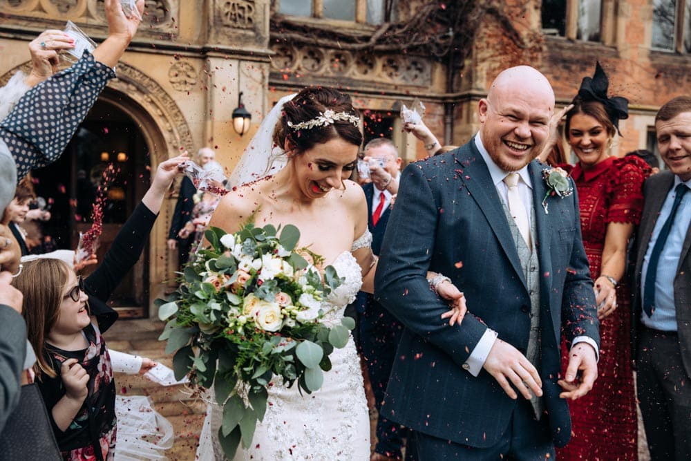 soughton hall confetti photo