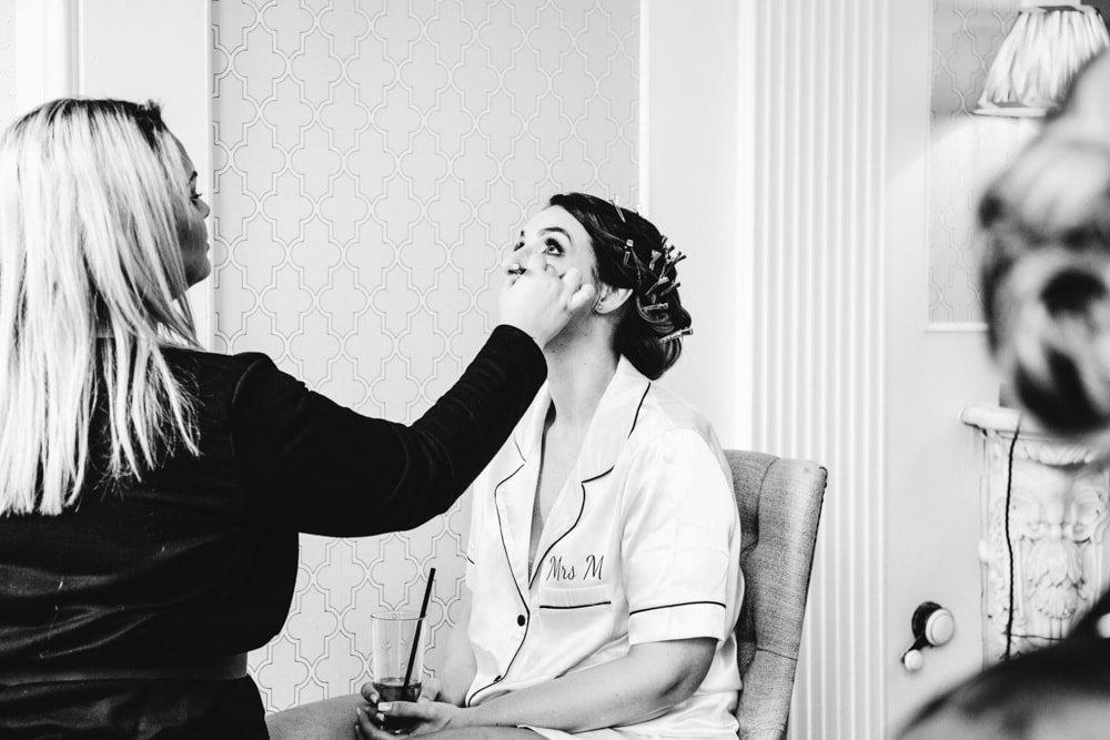 bridal prep at soughton hall