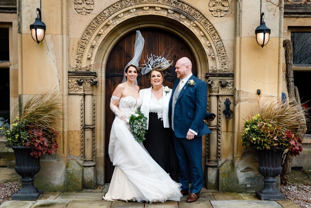 windy wedding at soughton hall