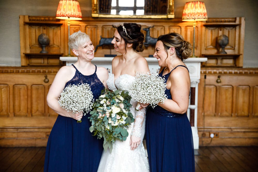 bridesmaids at soughton hall