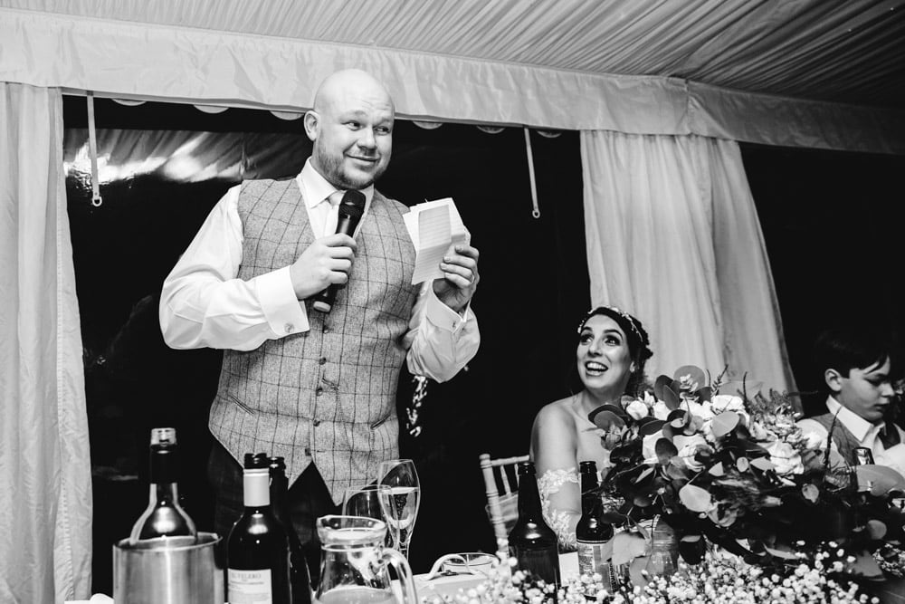 grooms speech at soughton hall