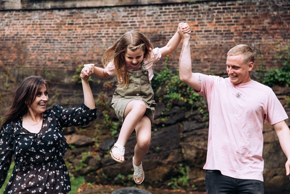 having some family fun in worsley