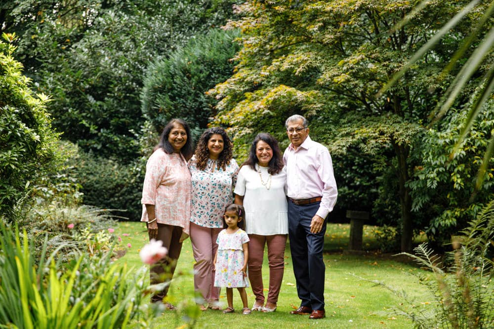 full family photo in worsley