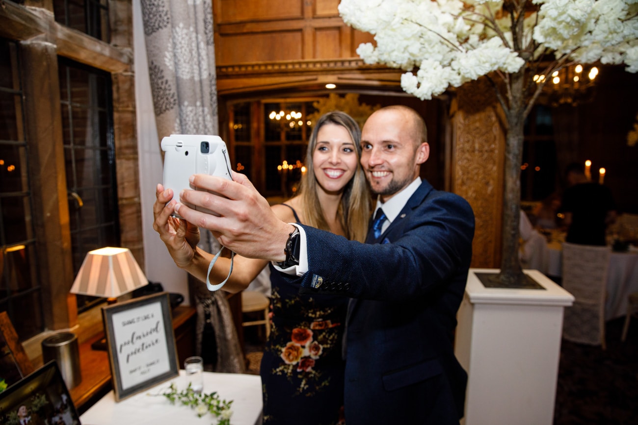 fun with a Polaroid at inglewood manor