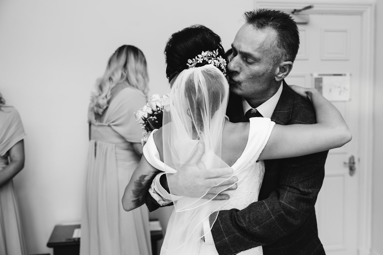 bride and father inglewood manor