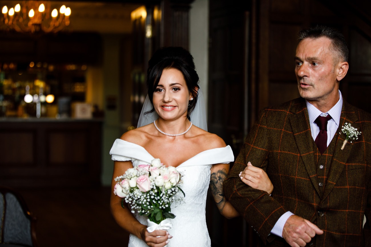 bride and father of the bride