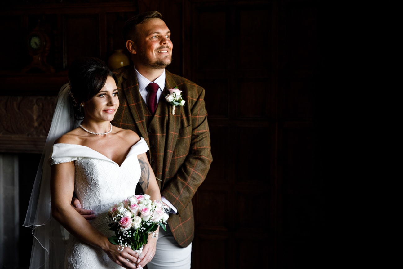 bride and groom portrait at inglewood manor