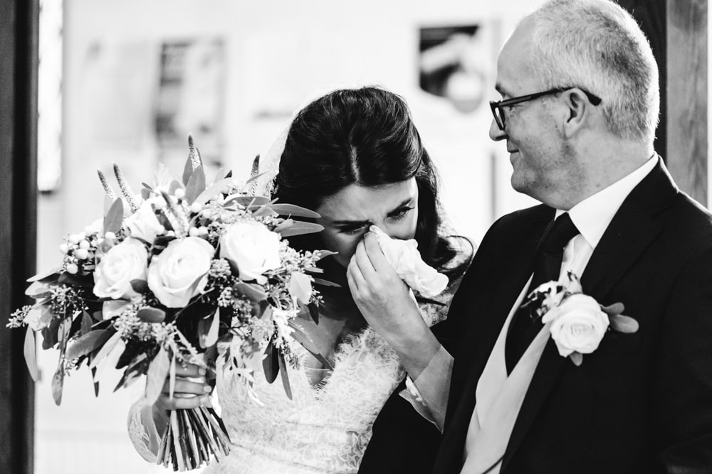 bride getting ready to get married