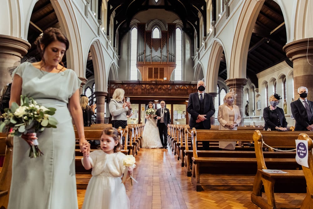 wedding aisle at st vincents