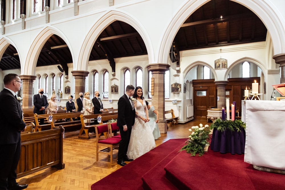 st vincents in altrincham wedding during covid-19