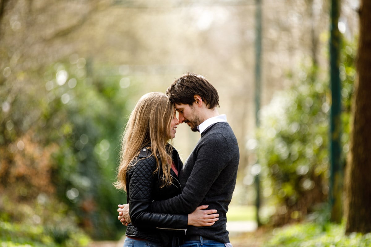 heaton park pre-wedding photograph of Sophie & Joel