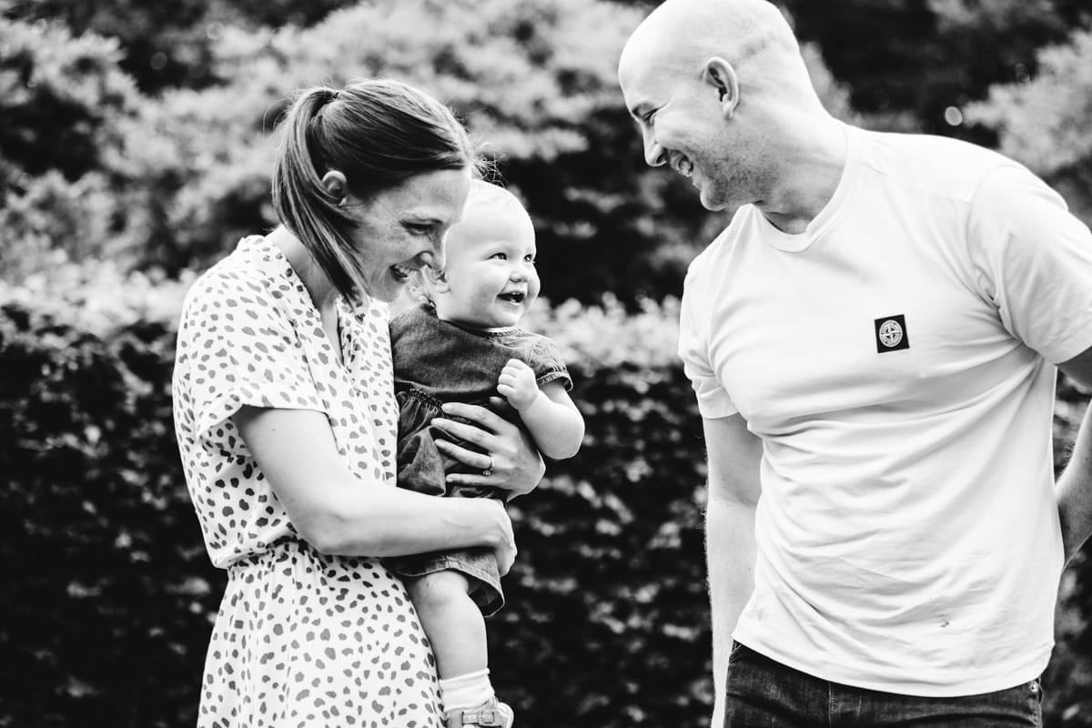 mum dad and daughter