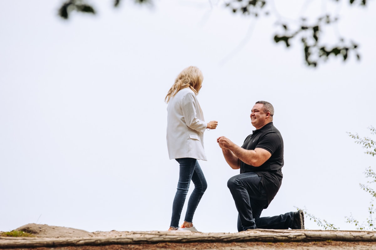 a real life proposal at alderley edge in cheshire