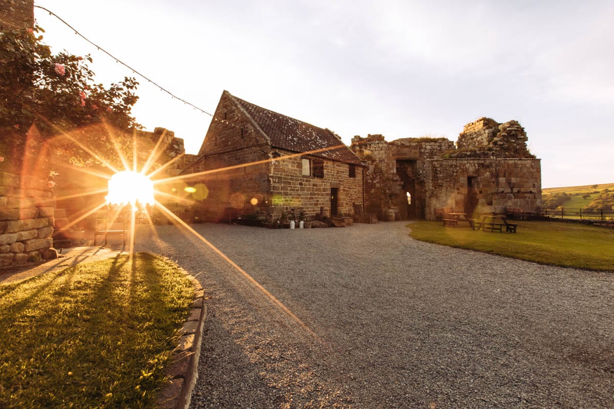 outside space at danby castle