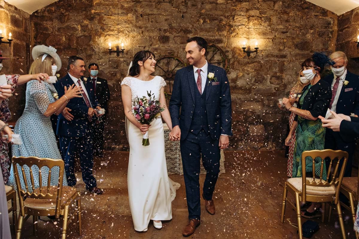confetti at danby castle