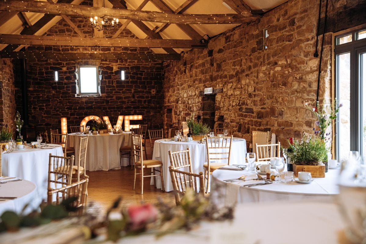 danby castle wedding breakfast room