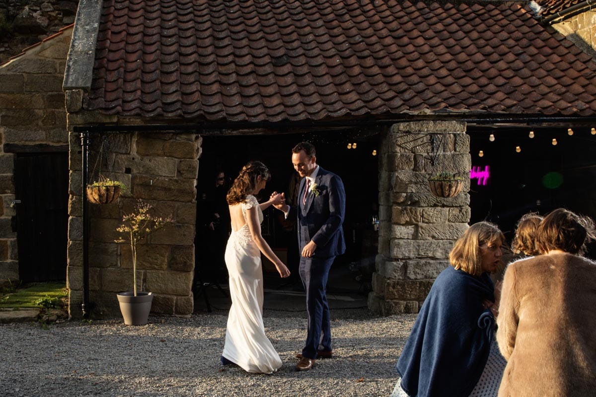 outside space at danby castle