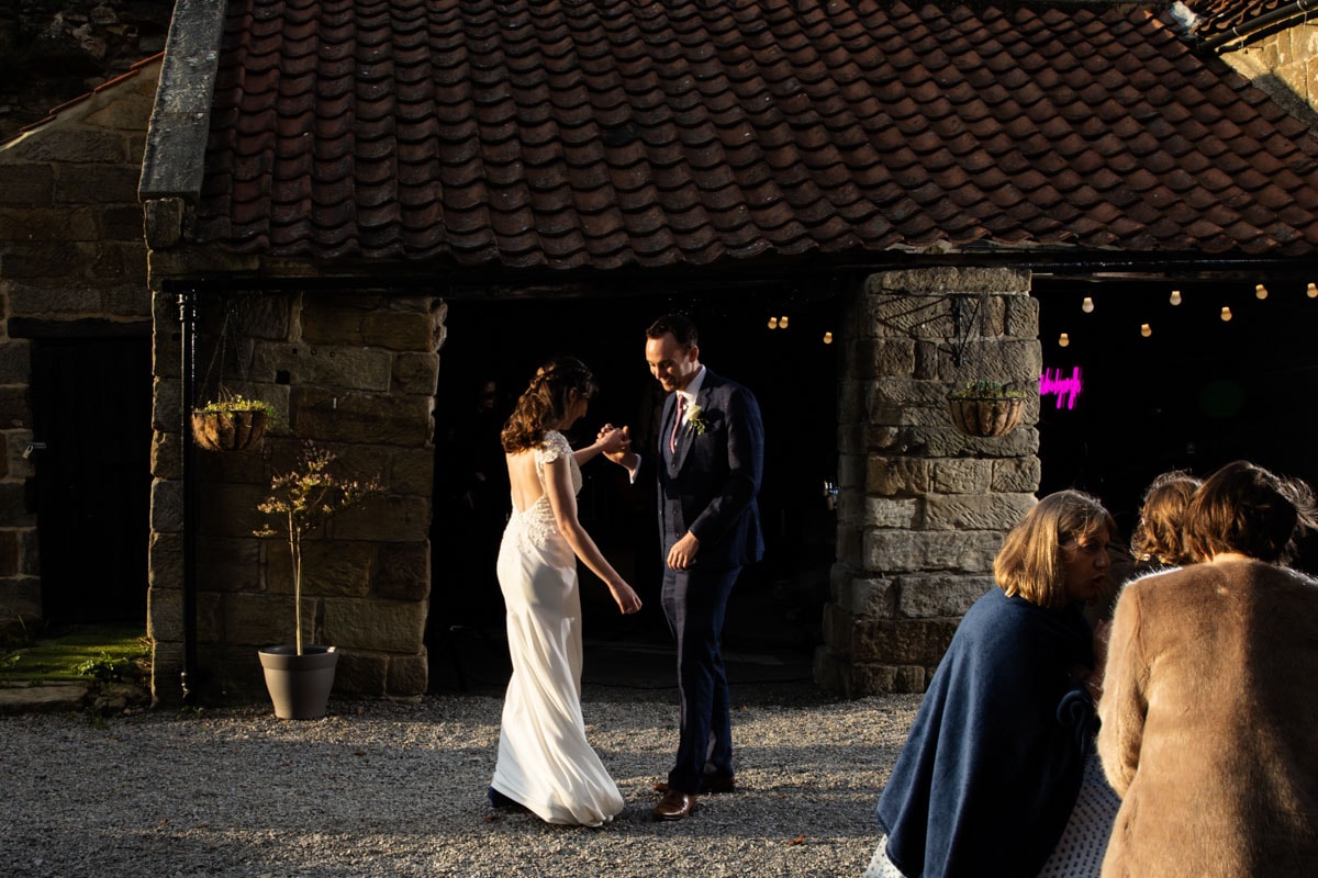 outside space at danby castle
