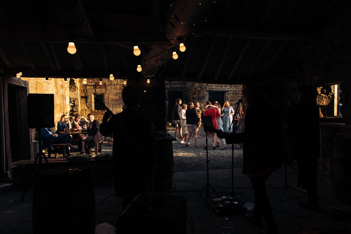 outside space at danby castle