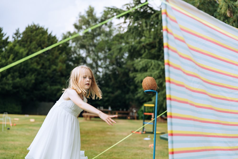 Games on the lawn at mottram hall for any wedding games are important