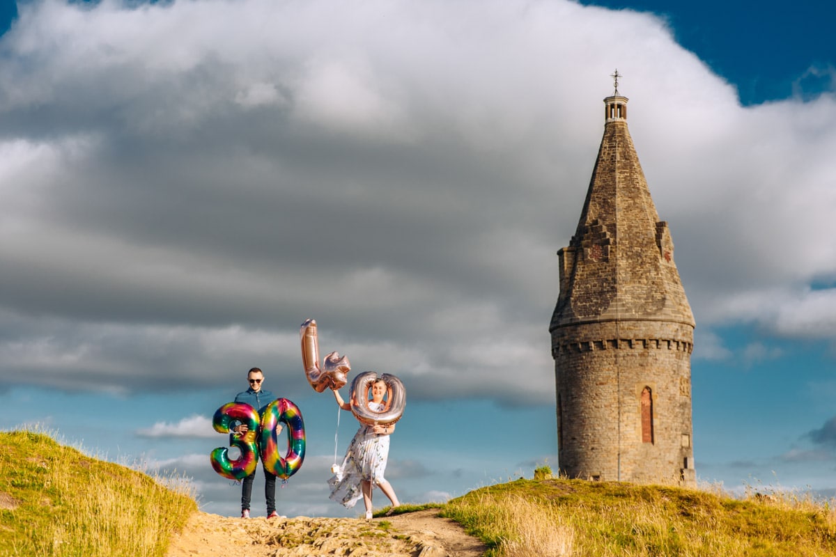 hartshead pike photoshoot with the family