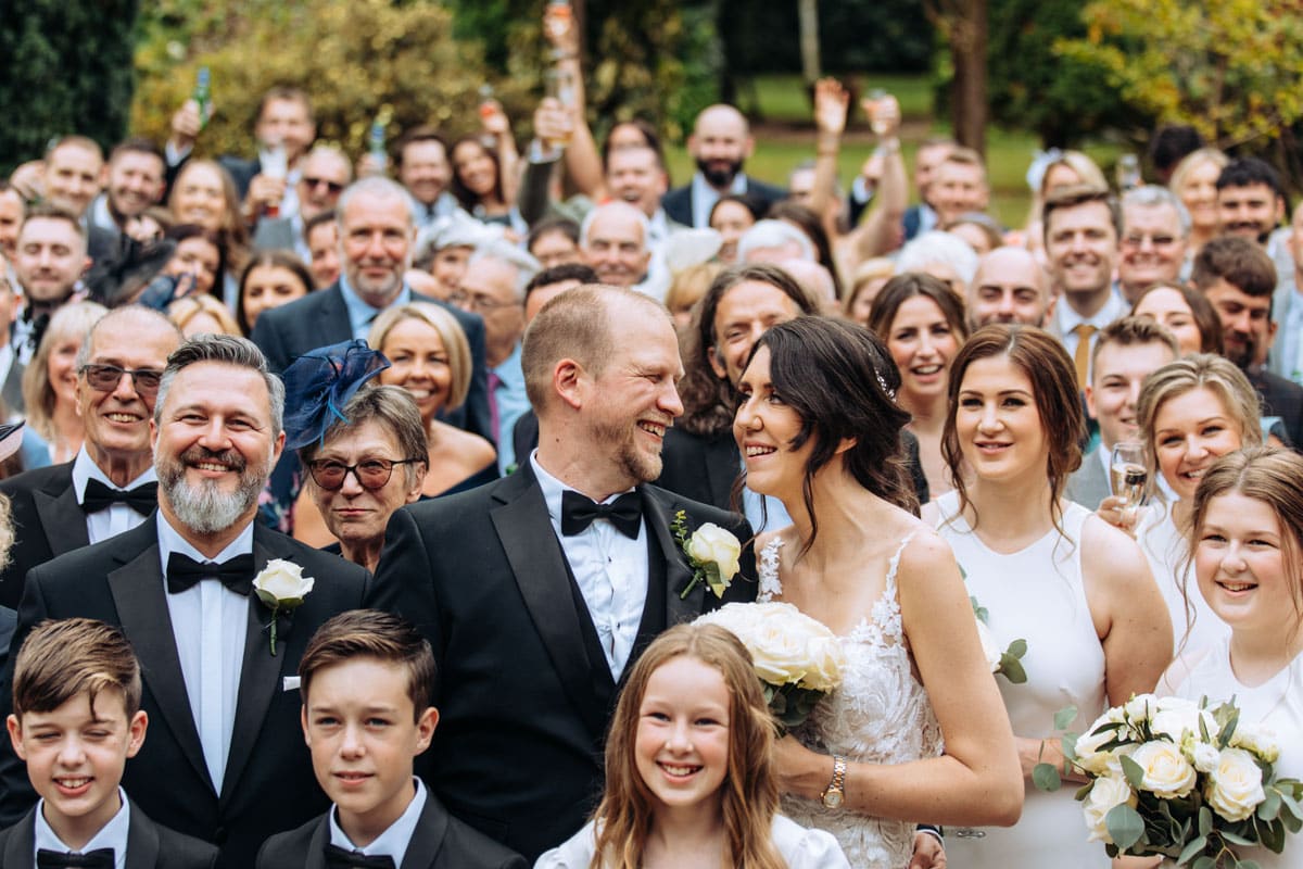 nunsmere hall wedding group photos