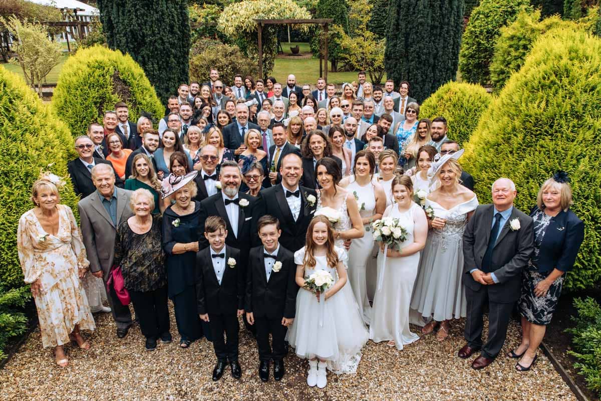 nunsmere hall wedding group photos