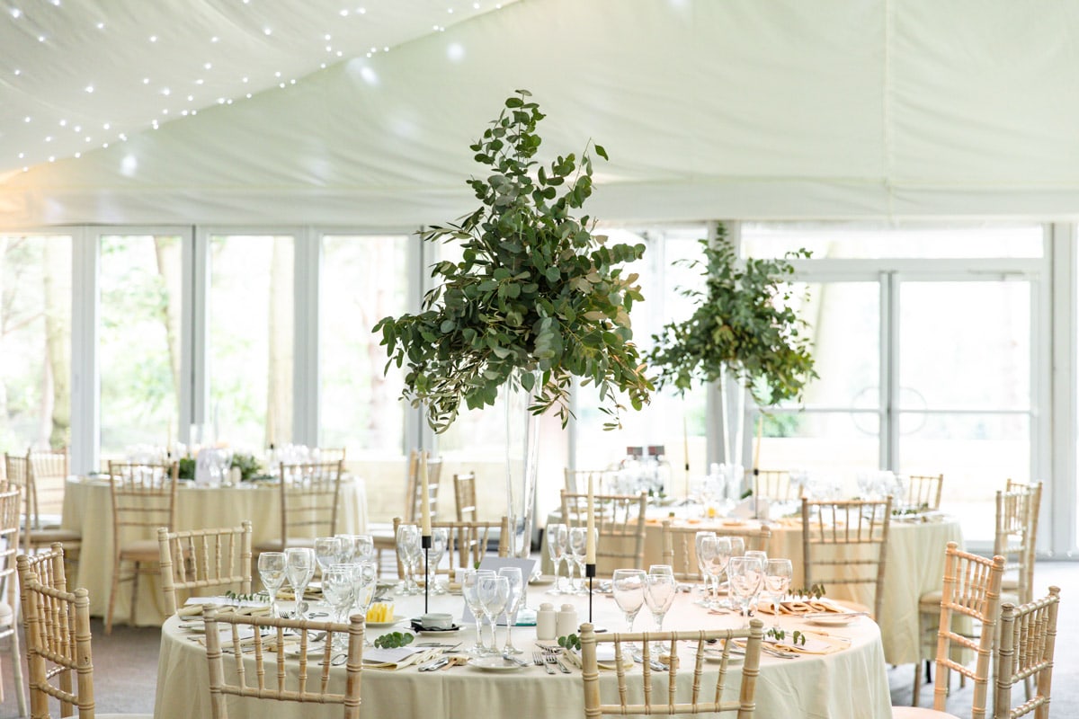 nunsmere hall wedding breakfast marquee