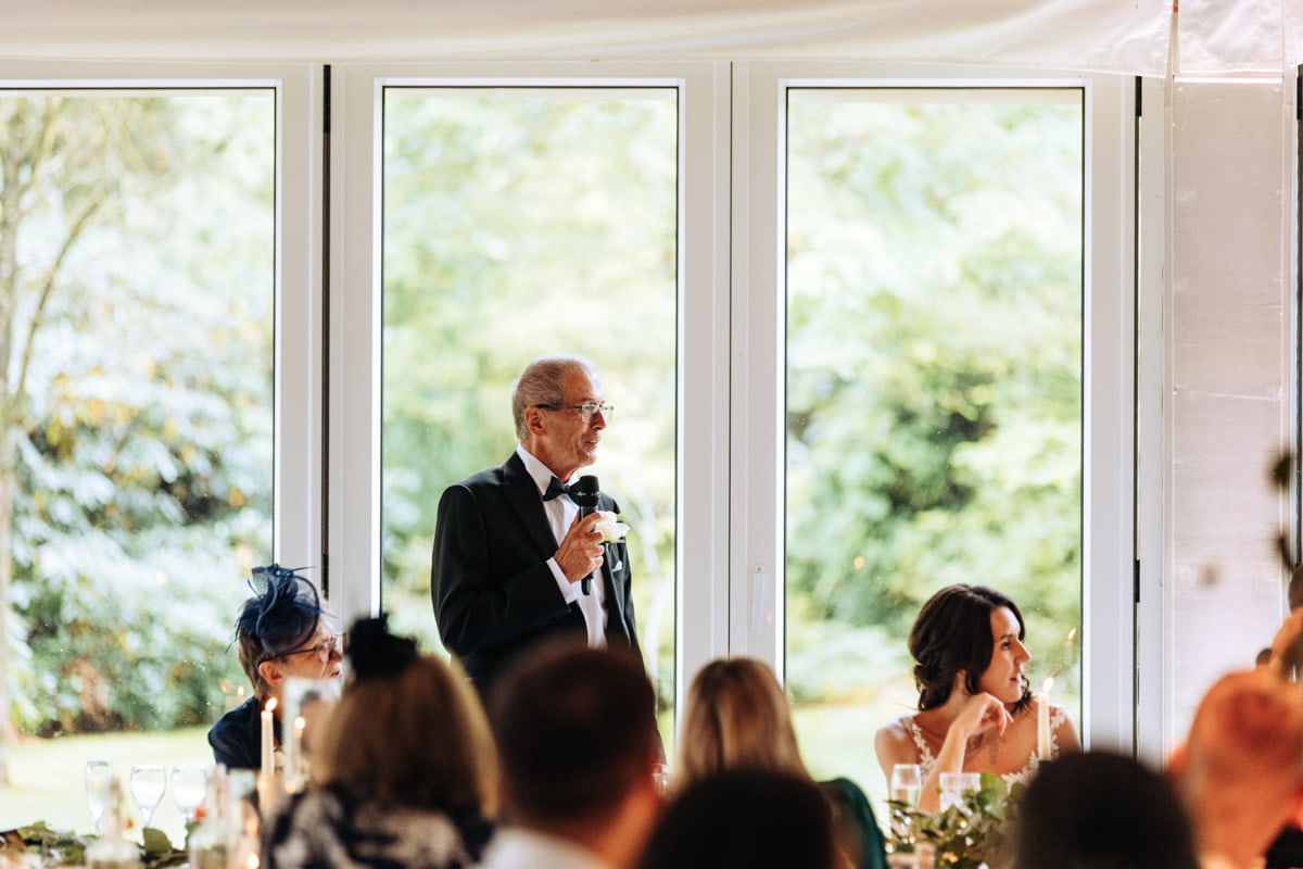 nunsmere hall wedding breakfast marquee