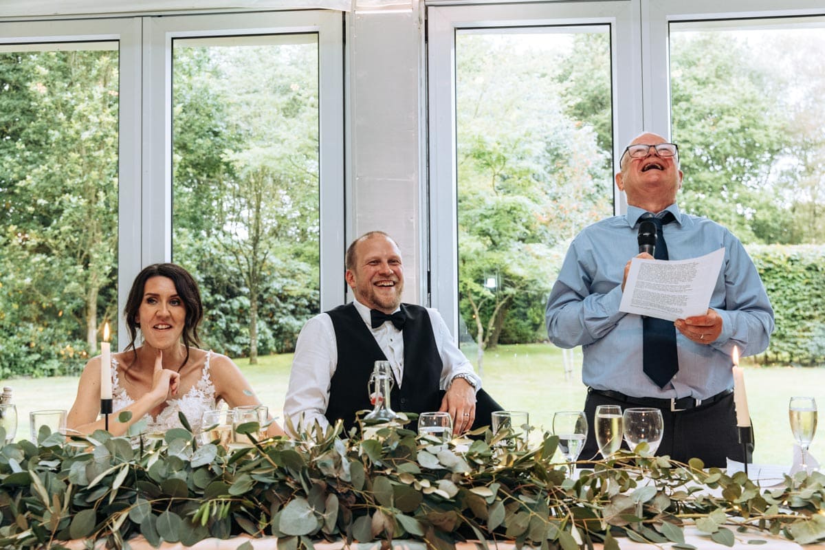 nunsmere hall wedding breakfast marquee