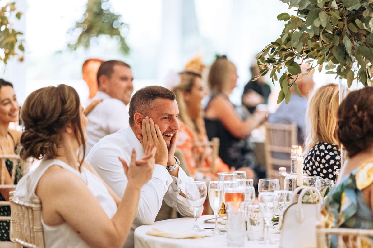nunsmere hall wedding breakfast marquee