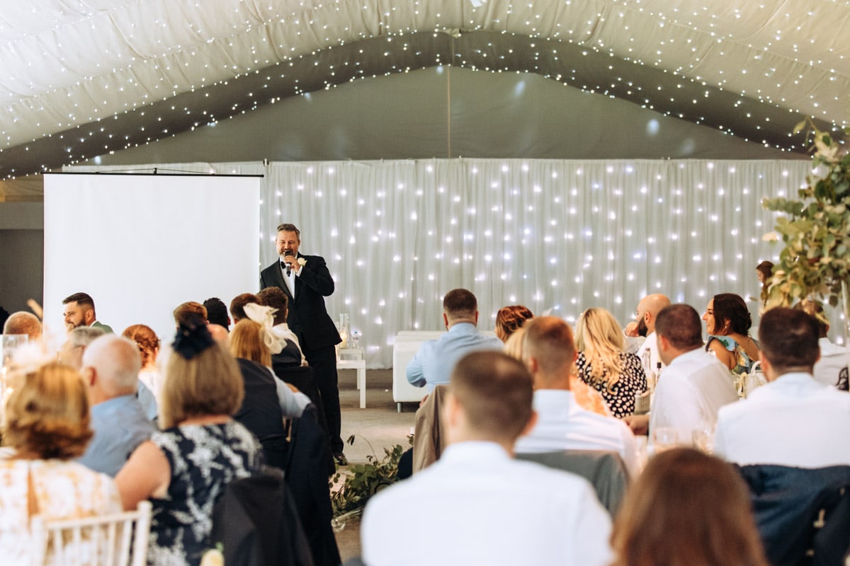 nunsmere hall wedding breakfast marquee