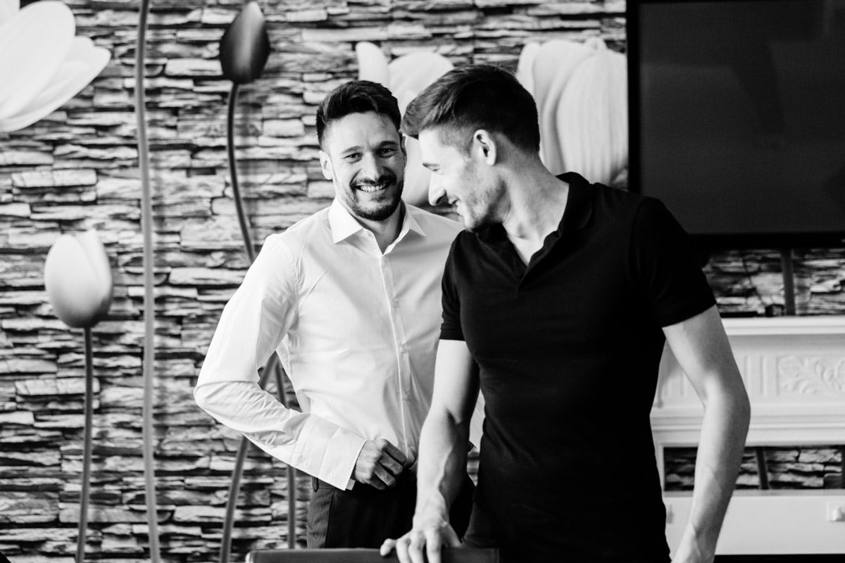 groom prep Oldfield Farm wedding photography