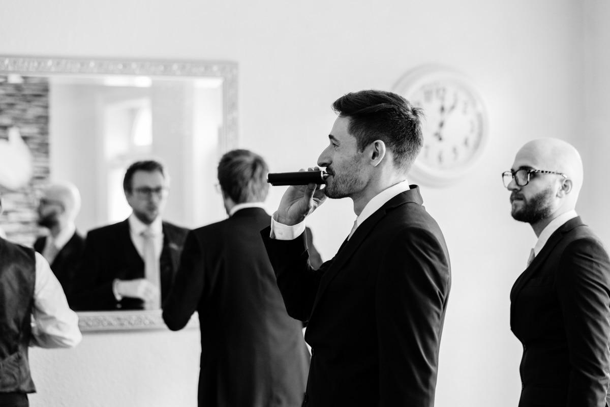 groom prep Oldfield Farm wedding photography