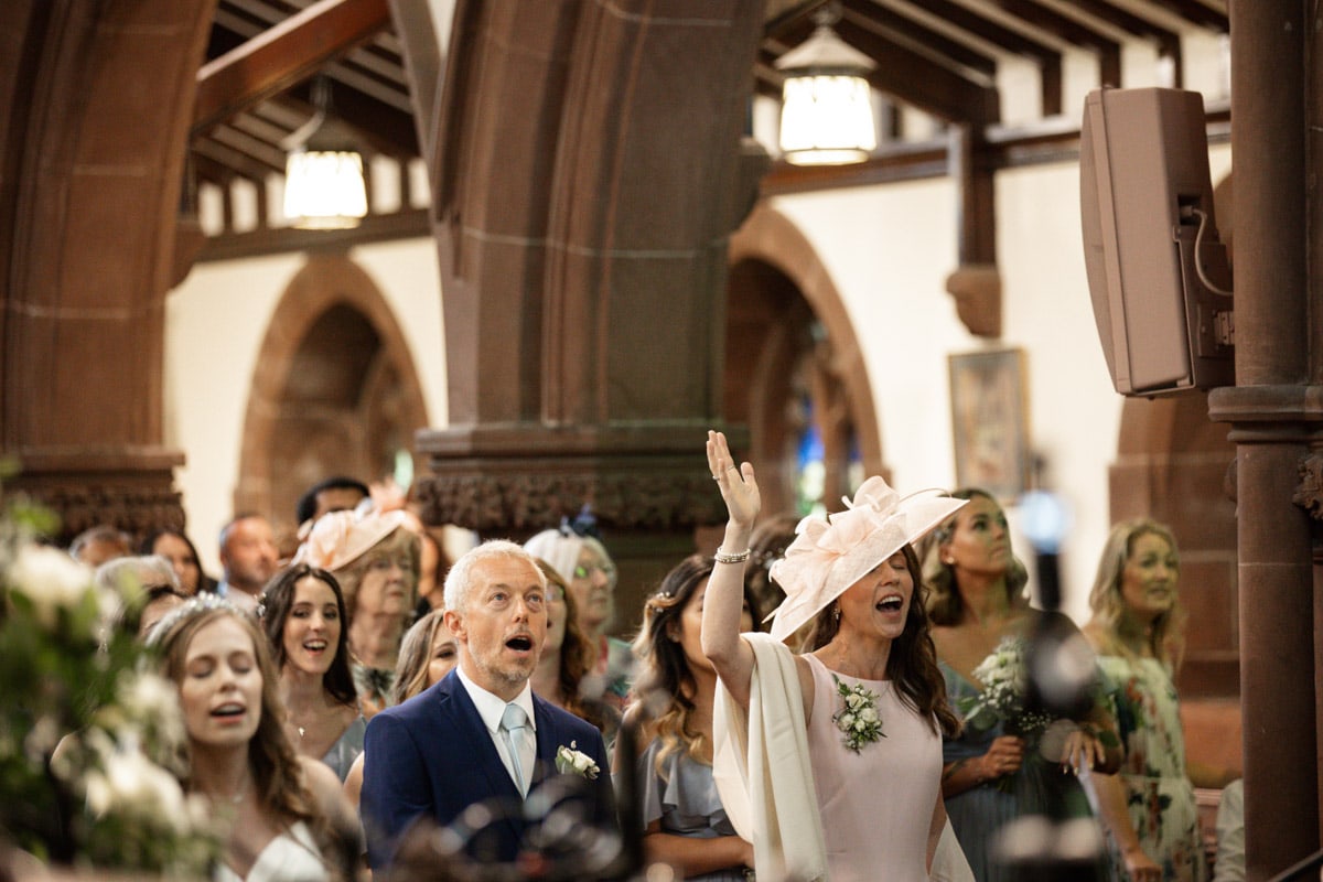 church wedding on the wirral